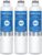 Waterdrop DA29-00020B Refrigerator Water Filter, Replacement for Samsung® HAF-CIN/EXP, DA29-00020A/B, DA29-00020B-1, RF263BEAESR, RF28HMEDBSR, RF263TEAESG, RF4287HARS, 3 Filters