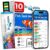 Digital Aquarium Water Test Kit, App-Enabled 10-in-1 Freshwater & Saltwater Aquarium Test Strips for Fish Tanks, Shrimp, Reef Test Strips, pH, Ammonia, Nitrate, Nitrite, GH, KH, Chlorine