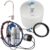Home Master TMHP-L HydroPerfection RO System, 9-stages, 99% rejection DOW membrane, Patented 2-pass Remineralization, 4.5sec Fill Rate, 1:1 Waste Ratio, UV 99.9% EPA 97952AZ1, Lux Faucet, Fridge Ki