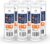 Aquaboon 5 Micron 10 x 2.5 Carbon Block Water Filter Cartridge CTO Whole House Water Filter Replacement Compatible with WHKF-WHWC, FXWTC, 6-PACK