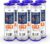 Aquaboon 5 Micron 10×2.5 Whole House Pleated Sediment Filter Cartridge for Well Water Filter Replacement Compatible with WFPFC3002, WHKF-WHPL, 6-Pack