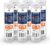 Aquaboon Whole House 5 Micron 10 x 2.5 String Wound Sediment Water Filter Cartridge Replacement Compatible with Well Water Filter WHKF-WHSW, 6-Pack