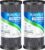 PUREPLUS 5 Micron 10″ x 4.5″ Whole House CTO Coconut Shell Activated Carbon Water Filter Replacement Cartridge for Dupont WFHDC8001, CB-BB-10, GE FXHTC, GXWH40L, GXWH35F, GNWH38S, CTO10BB, 2PACK